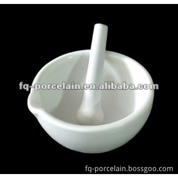 special ceramic mortars with spout,pestles